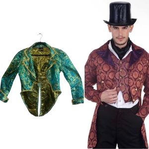 COSTUME | Green Victorian Men’s Suit Jacket Penguin Suit